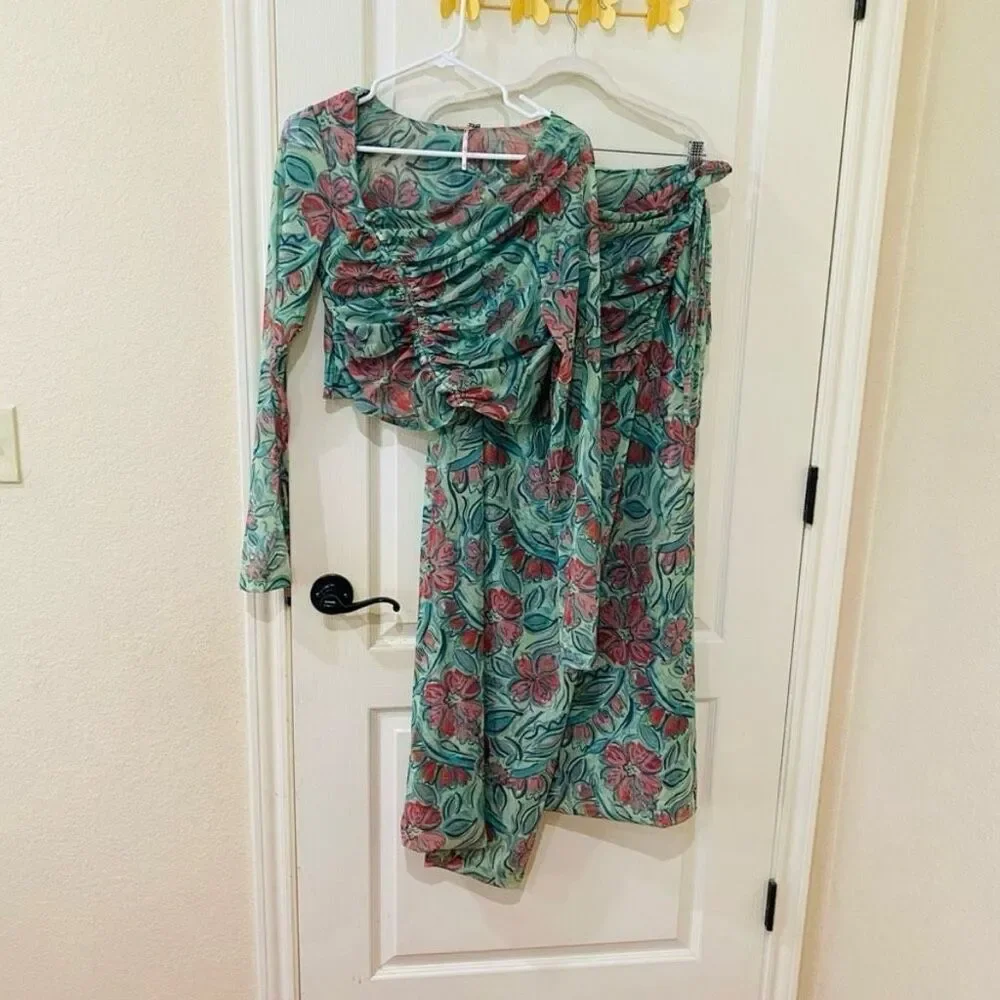 NWOT Free People Skirt SET Size Small - Picture 3 of 7